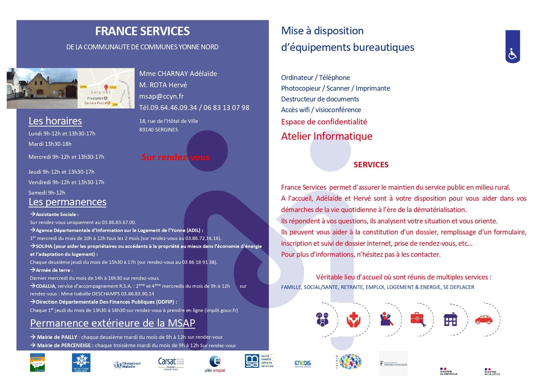 Affiche Permanences du SIP