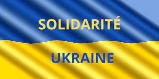 Drapeau solidarite ukraine